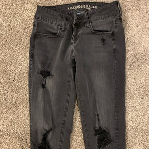American eagle ripped jeans